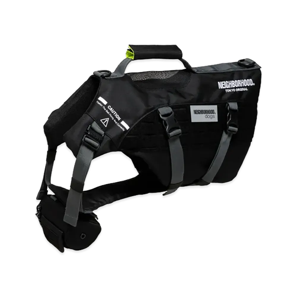 NEIGHBORHOOD x FOLBOT . Tactical Floating Device for Dog "Black"