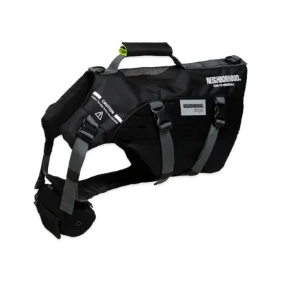 NEIGHBORHOOD x FOLBOT . Tactical Floating Device for Dog "Black"