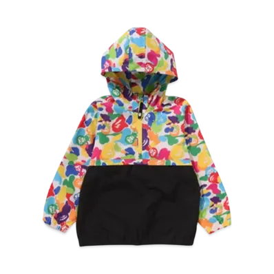 A BATHING APE Milo Abc Multi Anorak Jacket "Multi"