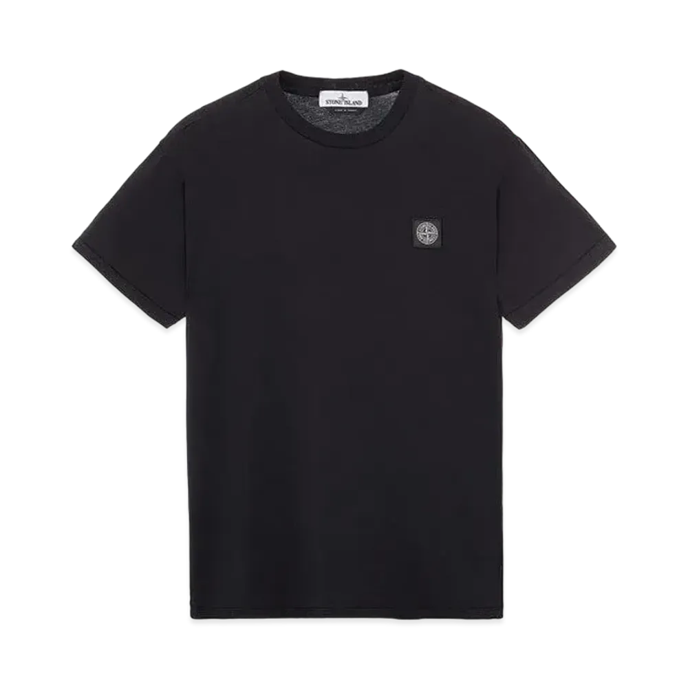 Stone Island 24113 60/2 COTTON JERSEY _SLIM FIT "Black"