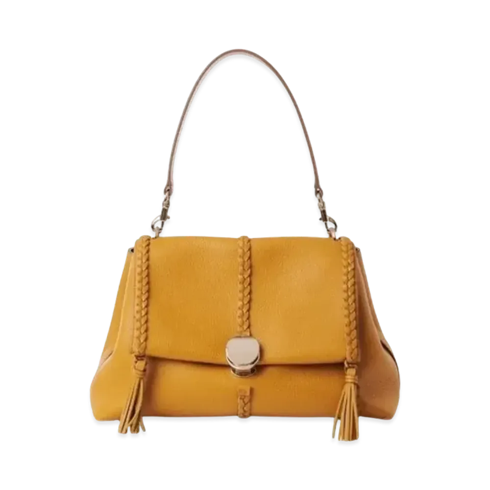 Chloe Penelope Medium Soft Shoulder Bag "Dusty Gold"