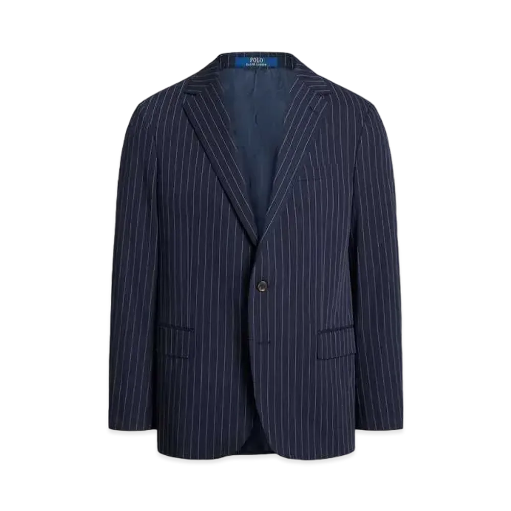 Polo Ralph Lauren Polo Classic Striped Twill Suit Jacket "Blue"