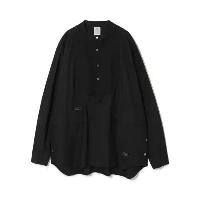 UNDERCOVER 24SS Cotton Typewriter Bottom Shirt "Black"