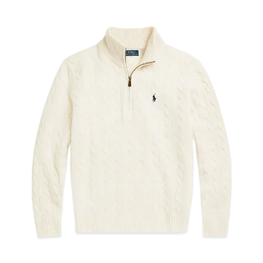 Polo Ralph Lauren Cable Wool Casmere Sweater "Natural"