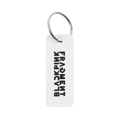 FRAGMENT x BLACKPINK Keyring "White/Black"