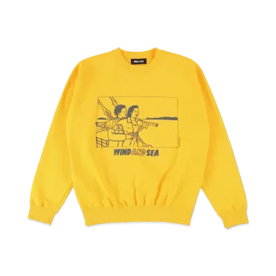 WIND AND SEA x NAIJEL GRAPH ICEBERG CREW NECK "Yellow"