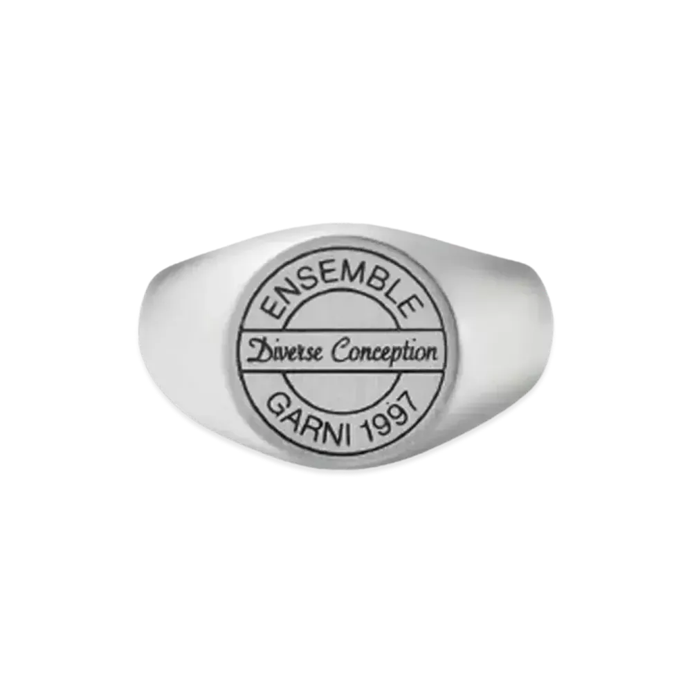 GARNI Engrave Coin Ring "ONE COLOR"