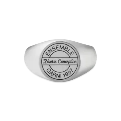 GARNI Engrave Coin Ring "ONE COLOR"