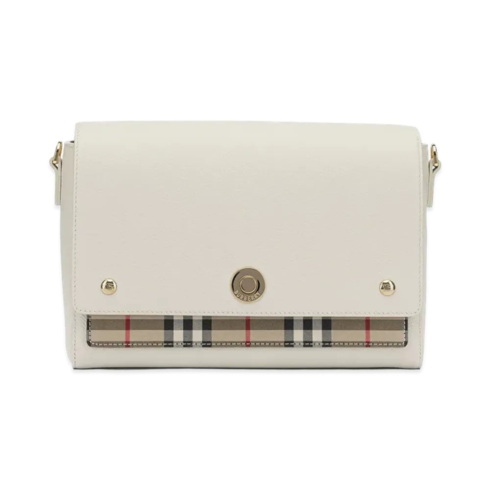 Burberry Women's Note Small Crossbody Bag "White"