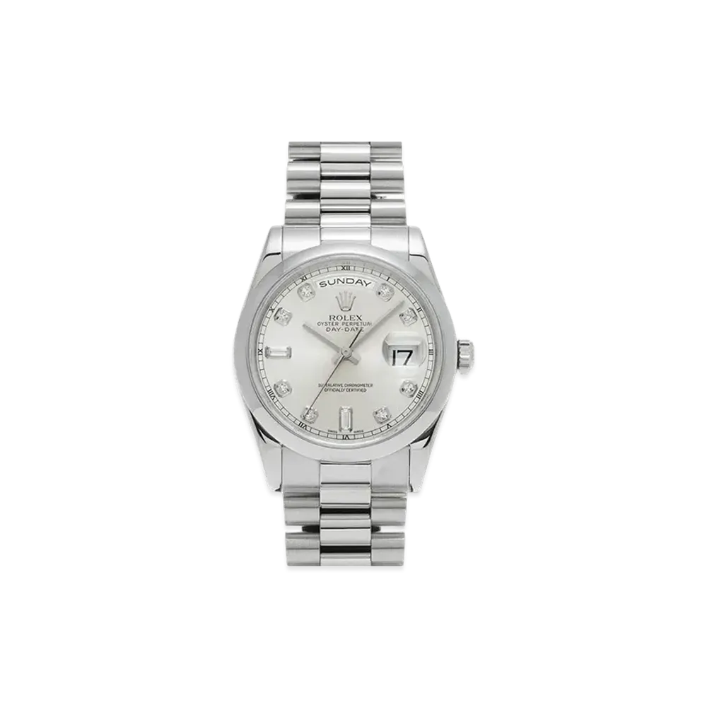 ROLEX Day-Date "Silver/Platinum"