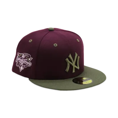 NEW ERA x THE CAP BLUEPRINT 59Fifty "Wine Red/Olive"