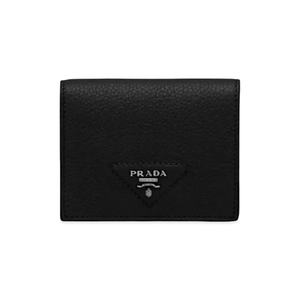 PRADA Small Leather Wallet "Black"