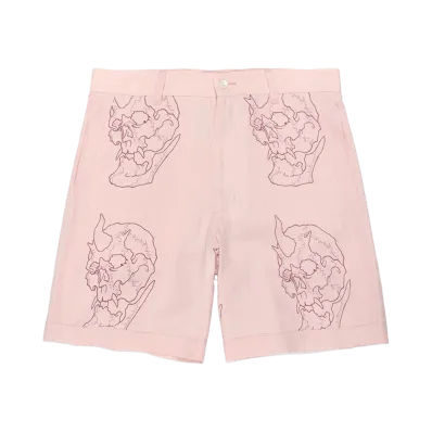 WACKO MARIA x 56 Tattoo Studio / Cuba Shorts "Pink"