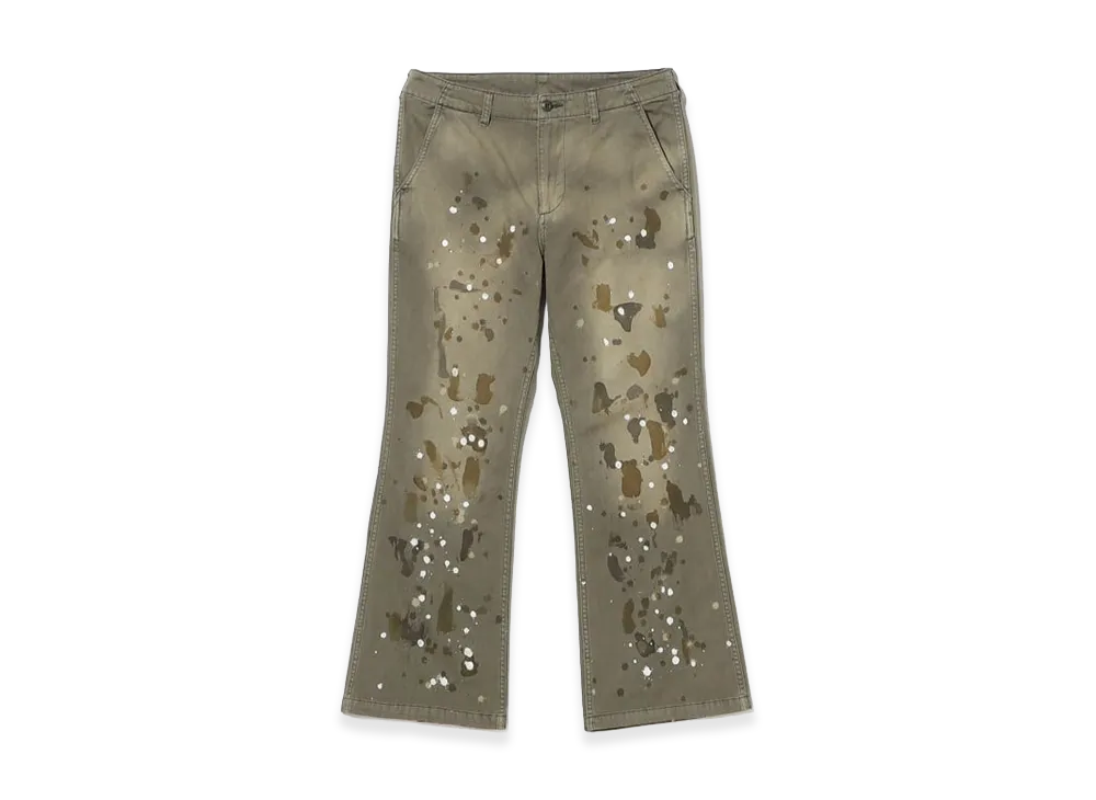 BEAMS FUTURE ARCHIVE / Miritary Flare Pants "Olive"