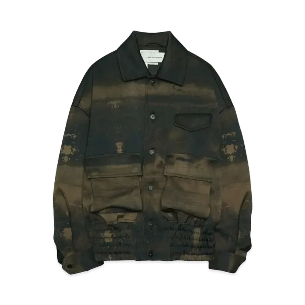 Feng Chen Wang BROWN GRADIENTS PRINTING JACKET "BROWN"