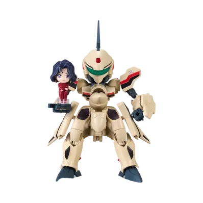 BANDAI "TINY SESSION" -Macross Plus- YF-19(ISAMU ALVA DYSON USE) with MYUNG FANG LONE