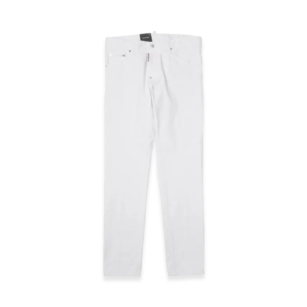 DSQUARED2 Cool Guy Button-Fly Jeans "White"