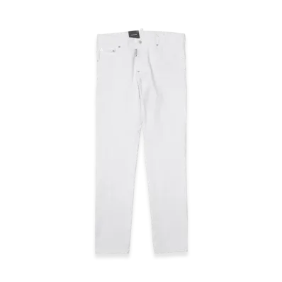 DSQUARED2 Cool Guy Button-Fly Jeans "White"