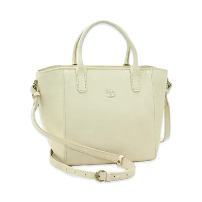 IL BISONTE Women's Handbag "Milk"