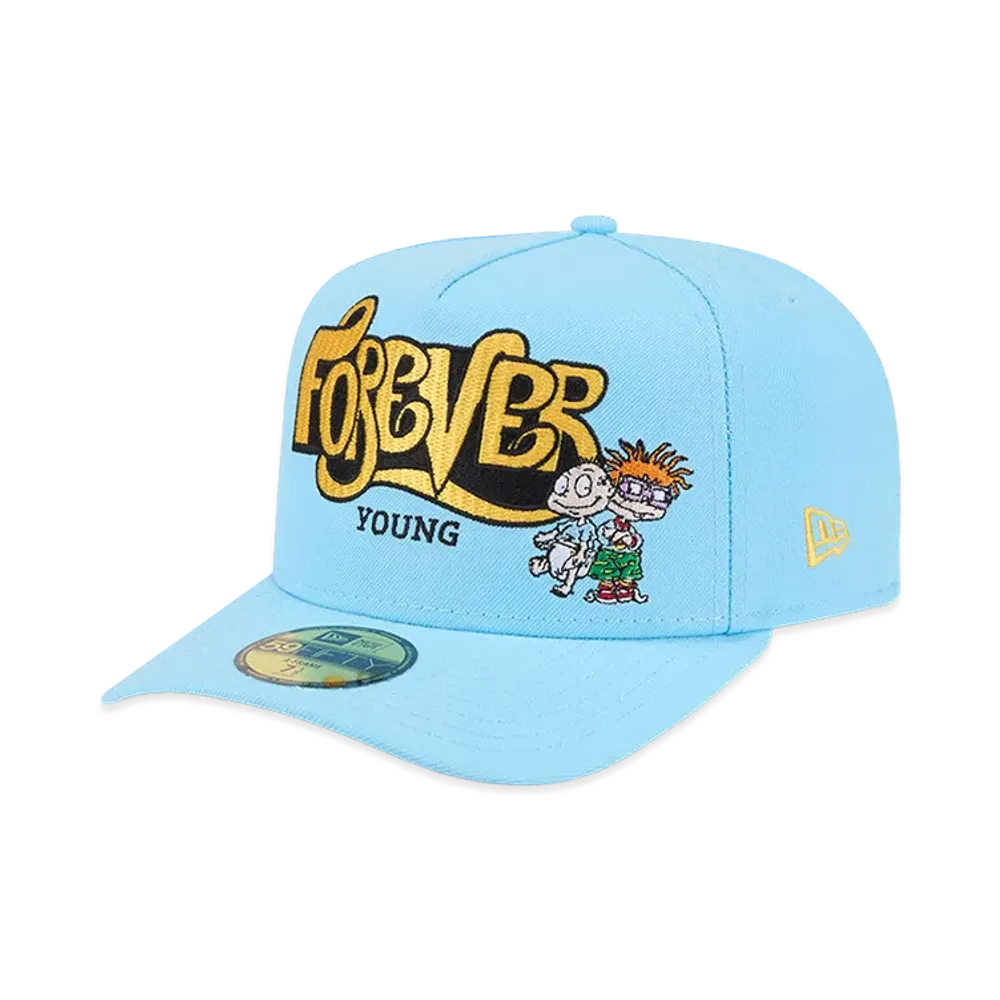 NEW ERA PC 59Fifty A-Frame Rugrats Forever Young "Sky Blue"