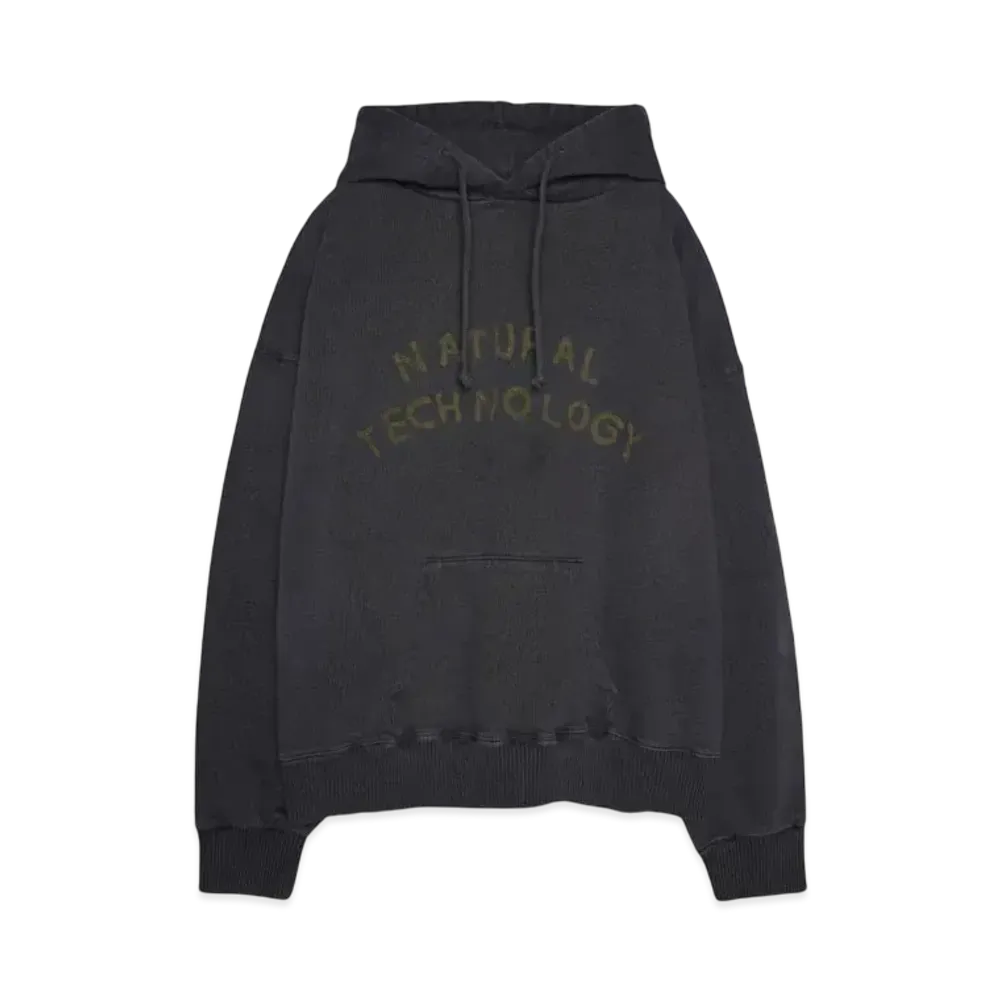 STORY mfg. GEO HOODIE "CHARCOAL"