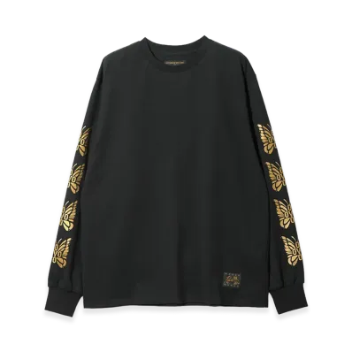 NEEDLES x OCTOBER’S VERY OWN Printed Sleeves Tee "Black"