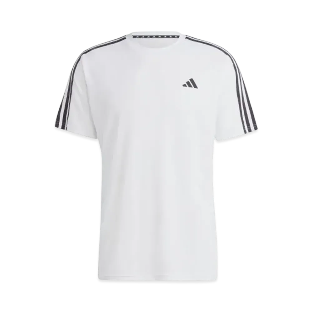 adidas Train Essentials Three Stripes Training Short Sleeve T-Shirt "White/Black"