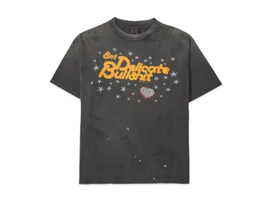 SAINT Mxxxxxx SS Tee_Delicate Bullshit "Black" SM-HR8-0000-003