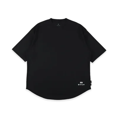 WIND AND SEA x Snow Peak Polartec Power Dry Wide T-Shirt "Black"