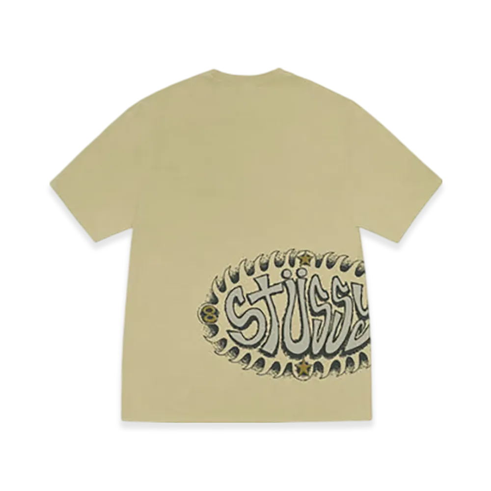Stussy Wave Oval Tee Pigment Dyed "Elm"