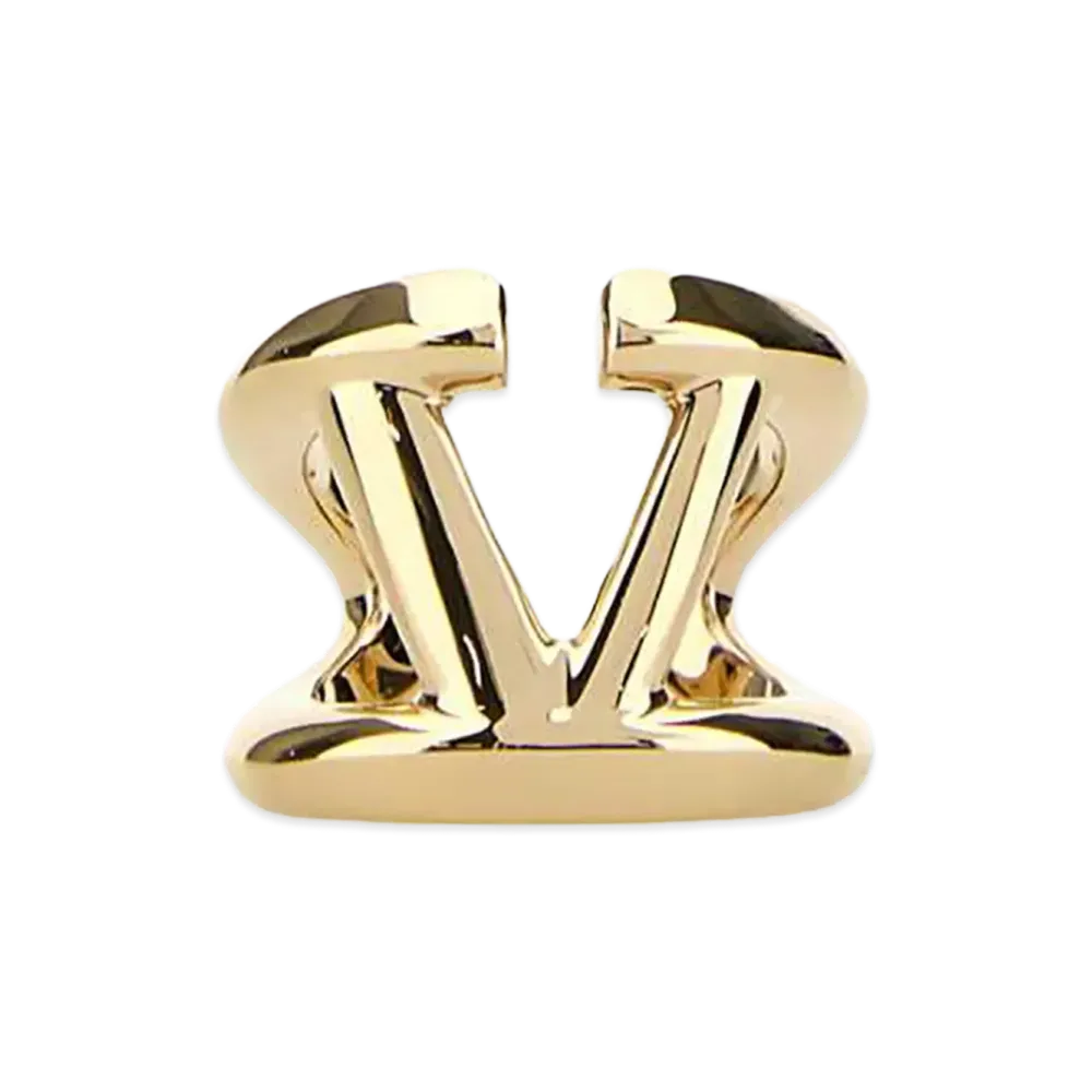 Valentino Women's Metal Vlogo Signature Ring "Gold"