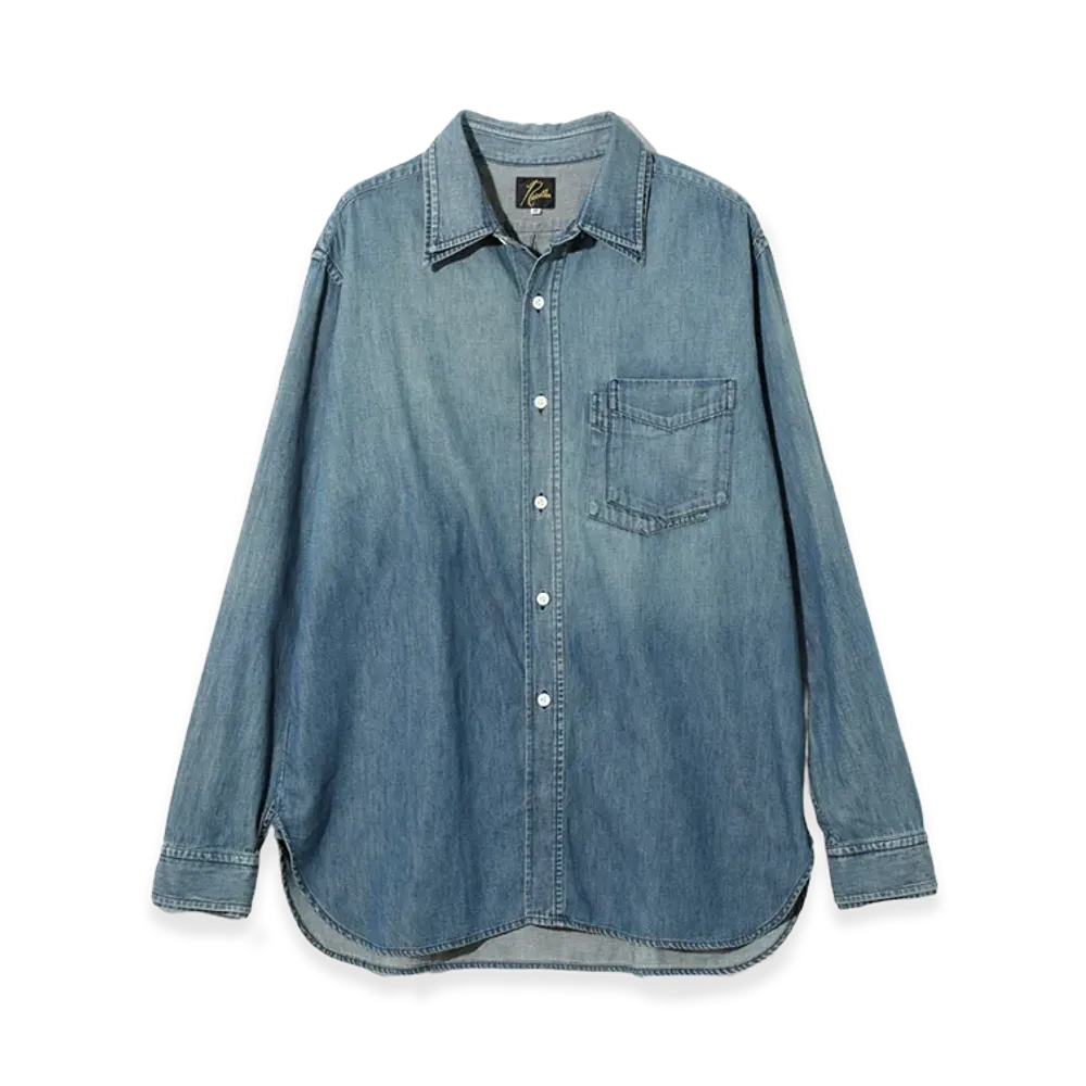 NEEDLES Double Collar Shirt Regular 6 OZ Denim "Indigo"