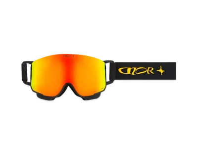 Dior x LEWIS HAMILTON Ski Goggles Short Fit with Signature and Mirrored Lens "Black/Orange"