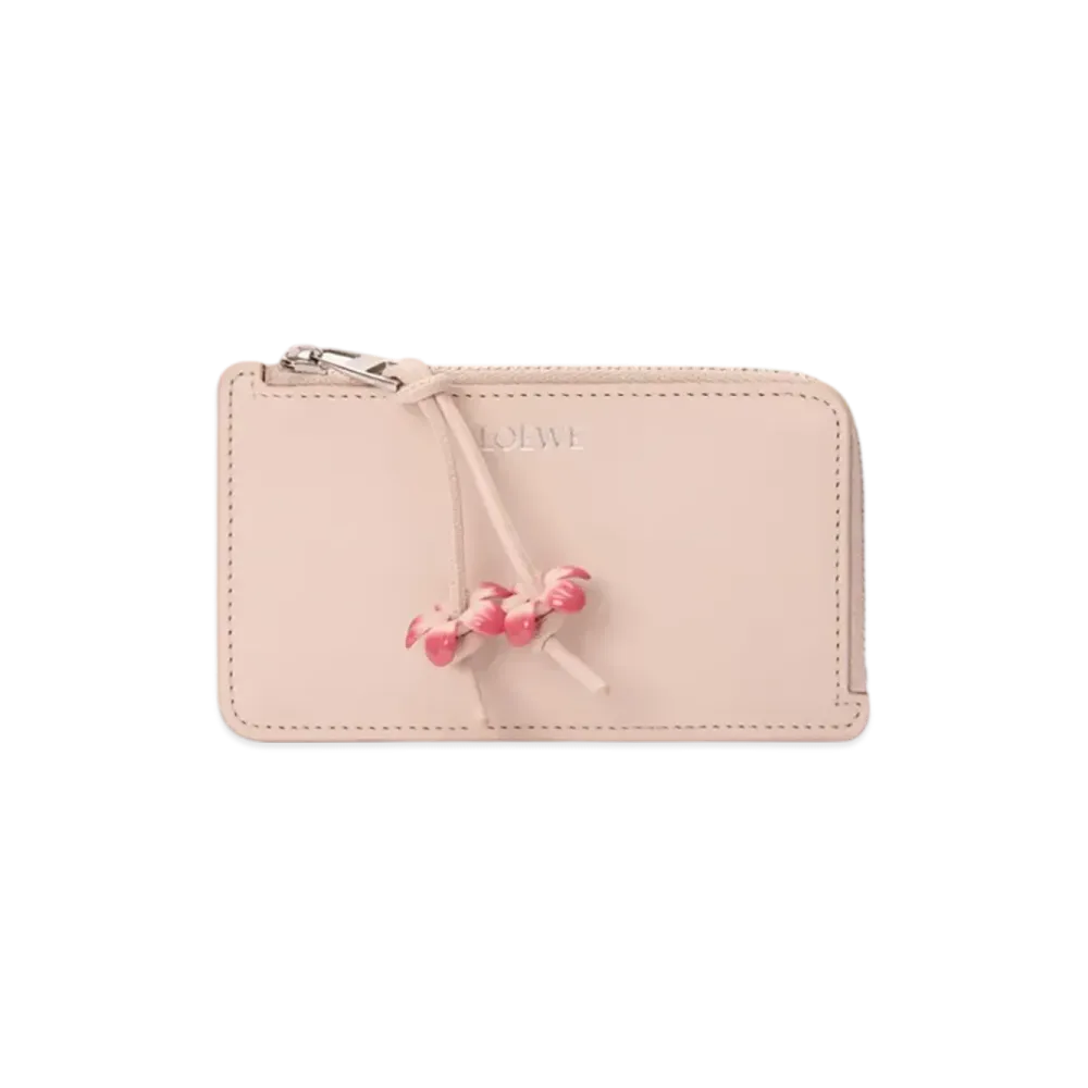 LOEWE Coin Card Holder "Talc/Candy"