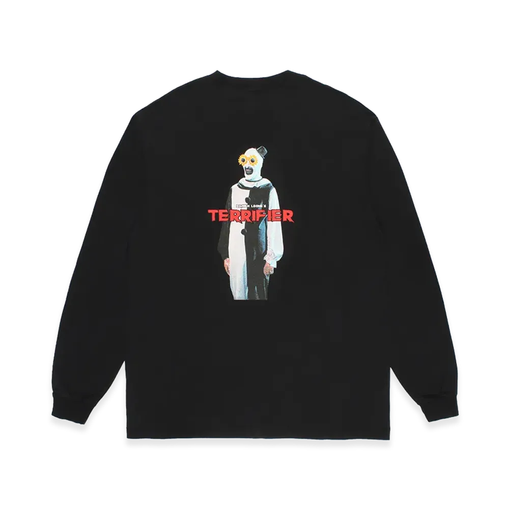 WACKO MARIA x Terrifier Washed Heavy Weight Long Sleeve T-Shirt "Black"