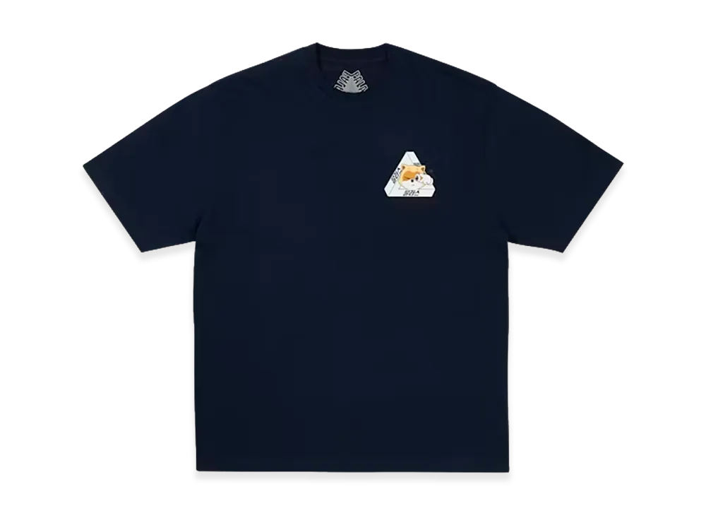 PALACE JAMSIL Seoul 3 Lotte Tri-Ferg T-Shirt "Navy"