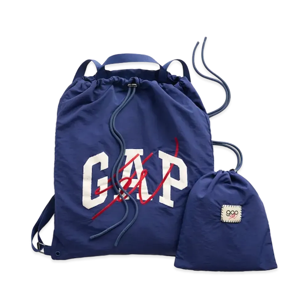 Gap x Sean Wotherspoon Logo Drawstring Backpack "Denim"