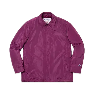 Supreme x Champion Label Coaches Jacket "Purple"