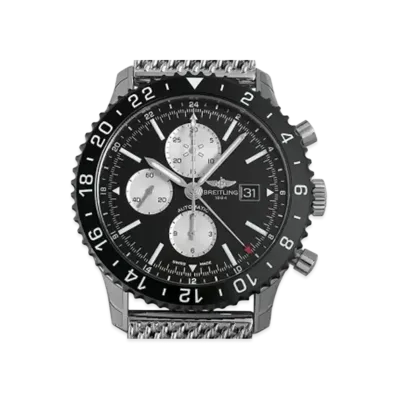 Breitling Chronoliner "Black/Stainless Steel"
