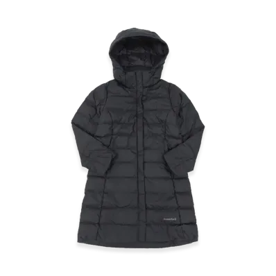 mont-bell Women's Travel Down Long Coat "Black"