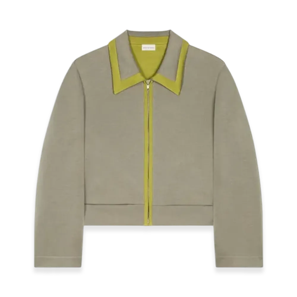 DRIES VAN NOTEN Women's Neoprene Jacket "Khaki"