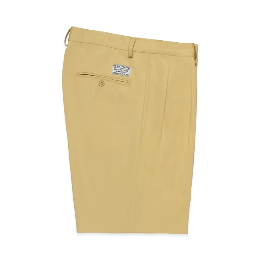 WACKO MARIA x Solbiati Double Pleated Short Trousers "Yellow"