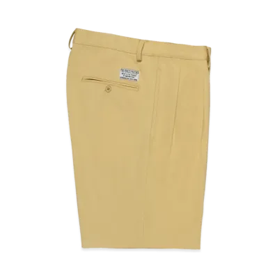 WACKO MARIA x Solbiati Double Pleated Short Trousers "Yellow"