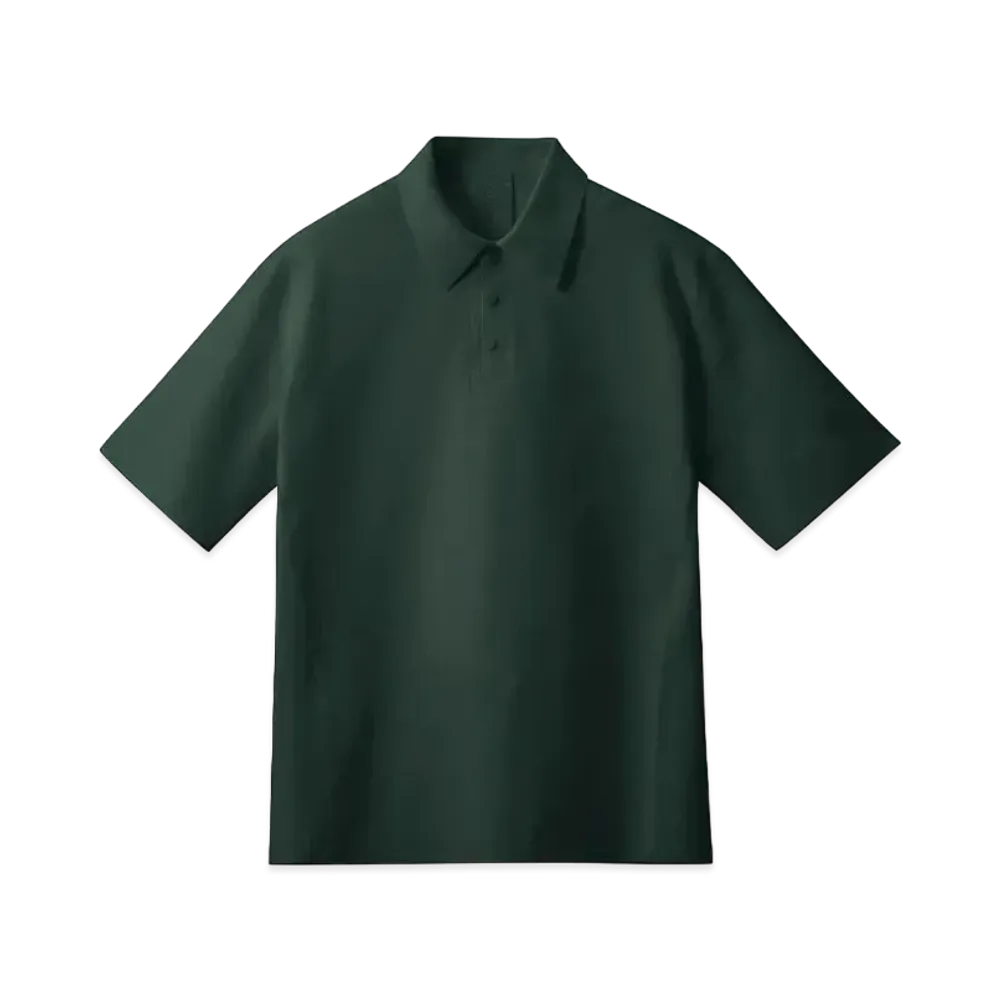 DESCENTE ALLTERRAIN Fusionknit Polo Shirts "Darkish Green"