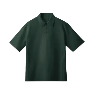DESCENTE ALLTERRAIN Fusionknit Polo Shirts "Darkish Green"