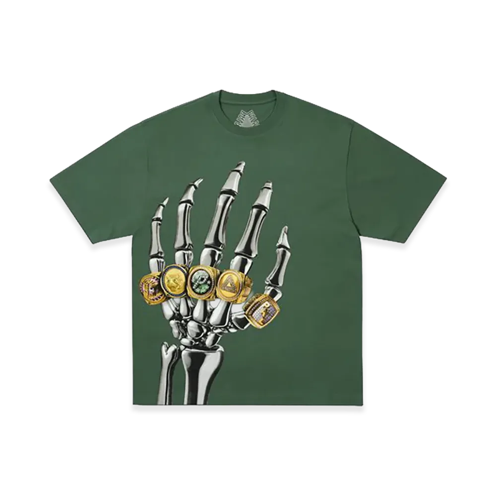 PALACE Mechanical Champion T-Shirt "Racey Green"