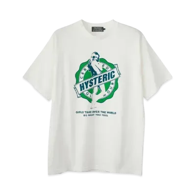 HYSTERIC GLAMOUR Girls Take Over T-Shirt "White"