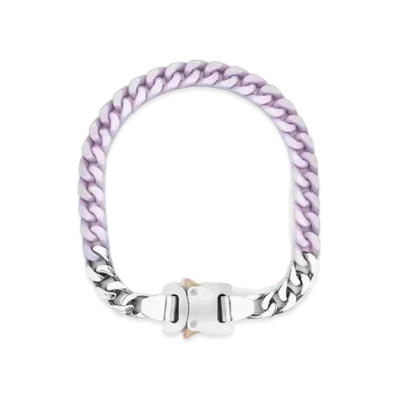 1017 ALYX 9SM Curb-Chain Necklace "Purple"