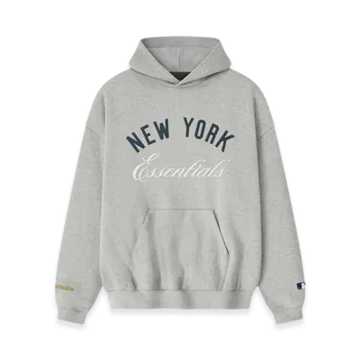 FEAR OF GOD ESSENTIALS Yankee Stadium Sport Hoodie "Concrete Heather"