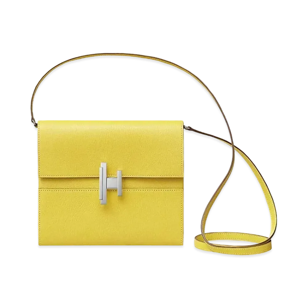 Hermes Cinhetic To Go Wallet "Lime"